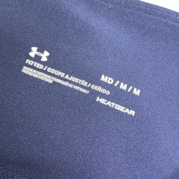 Under Armour U.S. Navy leggings fitted heatgear women’s medium Athleisure gym - Picture 7 of 14